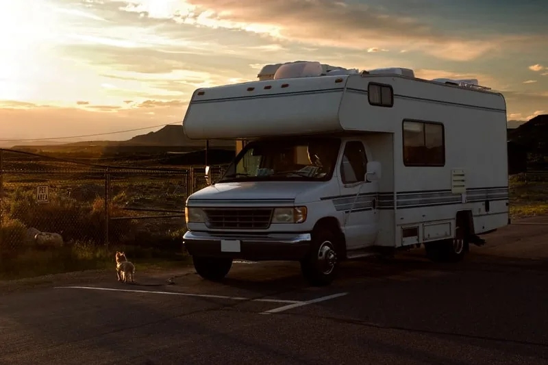 Chicago RV motorhome ready for transport